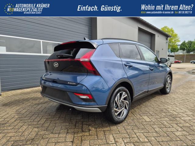 Hyundai BAYON Trend 1.0 T-GDI 90PS Automatik Klimaautomatik R&uuml;ckf.Kamera Parksensoren Sitzheizung Lenkradheizung Bluetooth Touchscreen Tempomat Apple CarPlay + Android Auto 16"LM 