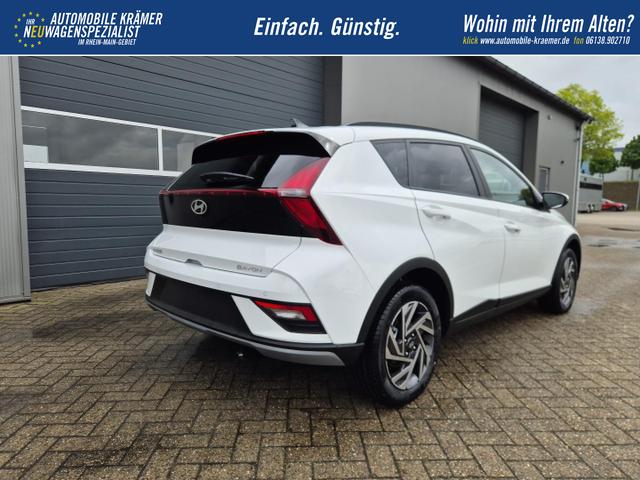 Hyundai BAYON Trend 1.0 T-GDI 90PS Automatik Klimaautomatik R&uuml;ckf.Kamera Parksensoren Sitzheizung Lenkradheizung Bluetooth Touchscreen Tempomat Apple CarPlay + Android Auto 16"LM 
