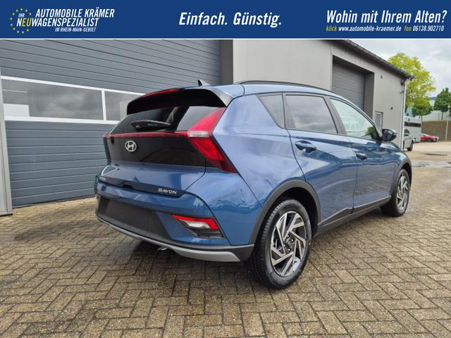 Hyundai BAYON Trend 1.0 T-GDI 90PS Automatik Klimaautomatik R&uuml;ckf.Kamera Parksensoren Sitzheizung Lenkradheizung Bluetooth Touchscreen Tempomat Apple CarPlay + Android Auto 16"LM 