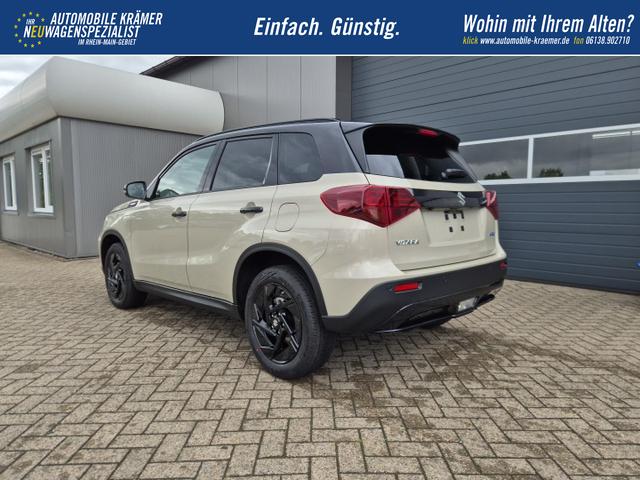 Suzuki Vitara Comfort+ 110PS Automatik MHEV 4x4 ALLGRIP 1.4 Boosterjet Black Edition Panodach Teilleder Navi Klimaautomatik Sitzheizung ACC PDC v+h R&uuml;ckf.Kamera Suzuki-Radio Apple CarPlay Android Auto Touchscreen 2xKeyless 17-LM 