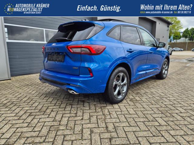 Ford Kuga ST-Line X 243PS PHEV Automatik HuD Matrix-LED schwenkb. AHK elektr. PanoDach Sitzheizung v+h Lenkradheizung Frontscheibe beheizb. Navi SYNC4 Apple CarPlay Android Auto Touchscreen PDC 4xKamera 2xKeyless B+O Sound 18"LM vollelektr. Reichweite 65K 