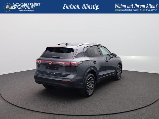 Volkswagen Tiguan Life 1,5 l eHybrid OPF 204PS DSG elekt.AHK Design Paket Matrix-Scheinw. elektr. Heckklappe Sitzheizung Lenkradheizung Frontscheibe beheizb. R&uuml;ckf.Kamera Klimaautomatik VW-Radio Bluetooth wireless Apple CarPlay + Android Auto PDC v+h ACC 2xKeyless 