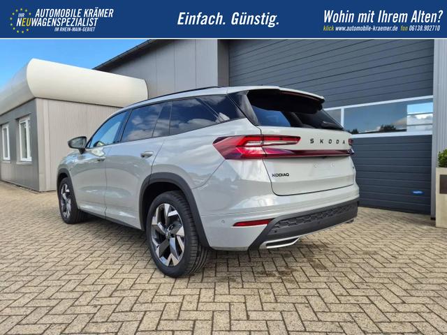 Skoda Kodiaq Sportline 1.5 TSI 204PS PHEV DSG schwenkb. AHK elektr. PanoDach HUD Alcantara PDC v+h 360&deg;Kamera CANTON Sound Klimaautomatik Sitzheizung Lenkradheizung Navi Apple CarPlay Android Auto 2xKeyless 19"LM vollelektr. Reichweite 116KM 