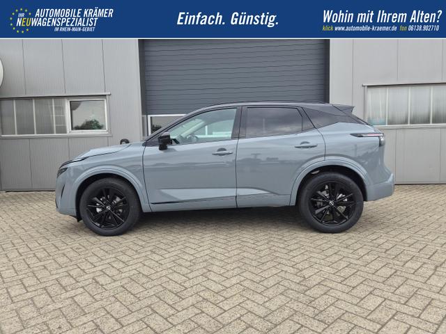 Nissan Qashqai 1.3 DIG-T MHEV 158 PS X-Tronic N-Design Head-Up Display Teil-Leder Klimaautomatik Sitzheizung Lenkradheizung Navi elektr. Heckklappe ACC PDC v+h 360&deg;Kamera DAB Bluetooth Touchscreen Apple CarPlay Android Auto 19"Zoll 