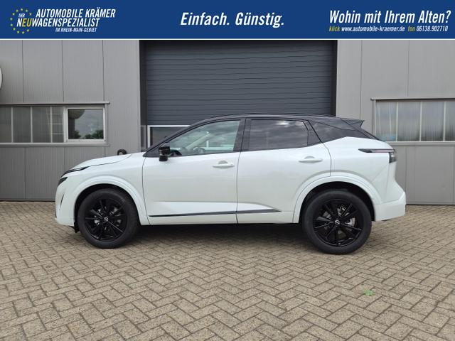 Nissan Qashqai 1.3 DIG-T MHEV 158 PS X-Tronic N-Design Head-Up Display Teil-Leder Klimaautomatik Sitzheizung Lenkradheizung Navi elektr. Heckklappe ACC PDC v+h 360&deg;Kamera DAB Bluetooth Touchscreen Apple CarPlay Android Auto 19"Zoll 