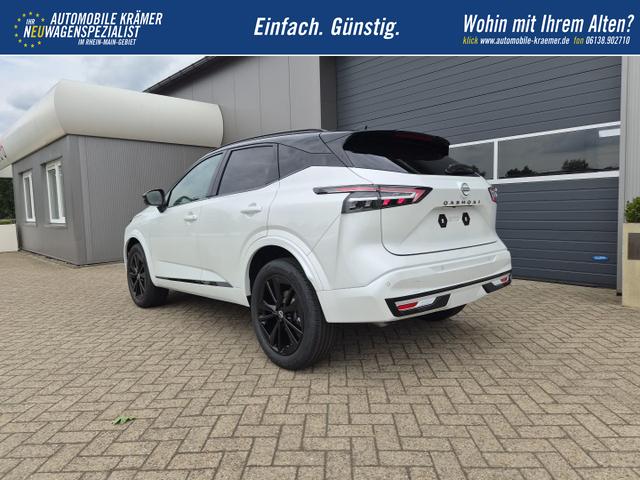 Nissan Qashqai 1.3 DIG-T MHEV 158 PS X-Tronic N-Design Head-Up Display Teil-Leder Klimaautomatik Sitzheizung Lenkradheizung Navi elektr. Heckklappe ACC PDC v+h 360&deg;Kamera DAB Bluetooth Touchscreen Apple CarPlay Android Auto 19"Zoll 