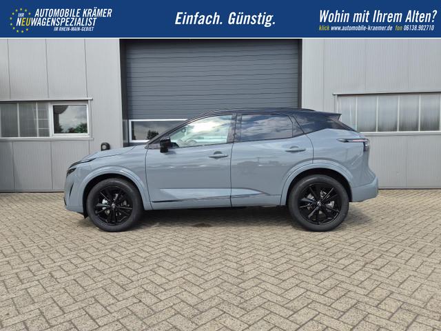 Nissan Qashqai 1.3 DIG-T MHEV 158 PS X-Tronic N-Design PanoDach Teil-Leder Klimaautomatik Sitzheizung Lenkradheizung Navi ACC PDC v+h 360&deg;Kamera DAB Bluetooth Touchscreen Apple CarPlay Android Auto 19"Zoll 
