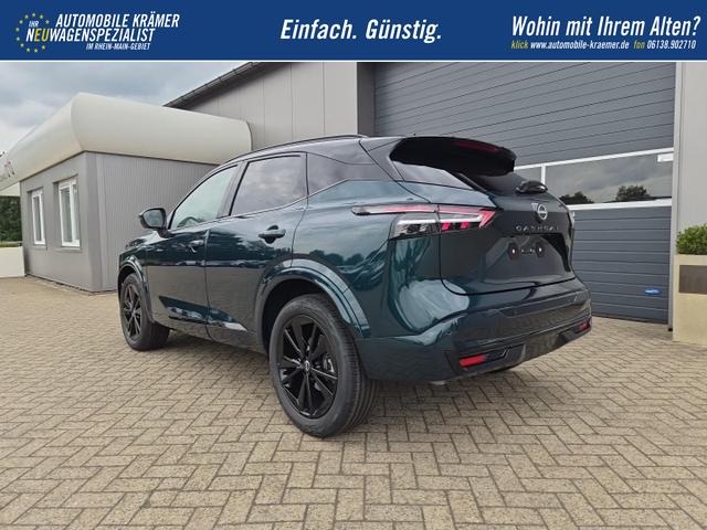 Nissan Qashqai 1.3 DIG-T MHEV 158 PS X-Tronic N-Design PanoDach Teil-Leder Klimaautomatik Sitzheizung Lenkradheizung Navi ACC PDC v+h 360&deg;Kamera DAB Bluetooth Touchscreen Apple CarPlay Android Auto 19"Zoll 