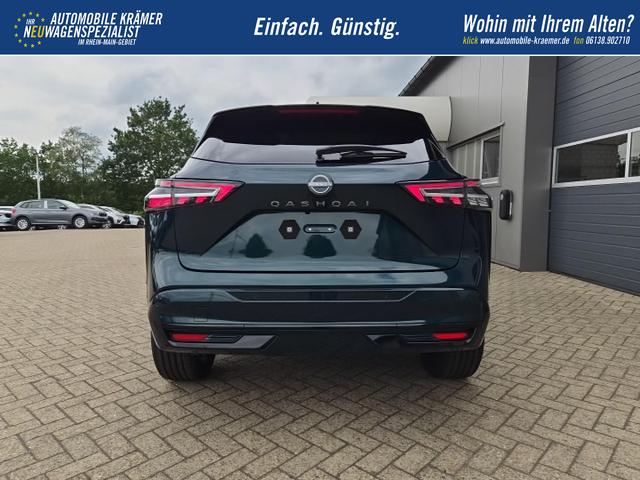 Nissan Qashqai 1.3 DIG-T MHEV 158 PS X-Tronic N-Design PanoDach Teil-Leder Klimaautomatik Sitzheizung Lenkradheizung Navi ACC PDC v+h 360&deg;Kamera DAB Bluetooth Touchscreen Apple CarPlay Android Auto 19"Zoll 