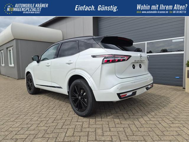 Nissan Qashqai 1.3 DIG-T MHEV 158 PS X-Tronic N-Design PanoDach Teil-Leder Klimaautomatik Sitzheizung Lenkradheizung Navi ACC PDC v+h 360&deg;Kamera DAB Bluetooth Touchscreen Apple CarPlay Android Auto 19"Zoll 