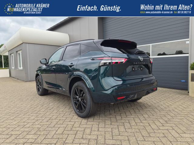 Nissan Qashqai 1.3 DIG-T MHEV 158 PS X-Tronic N-Design Head-Up Display Teil-Leder Klimaautomatik Sitzheizung Lenkradheizung Navi elektr. Heckklappe ACC PDC v+h 360&deg;Kamera DAB Bluetooth Touchscreen Apple CarPlay Android Auto 19"Zoll 