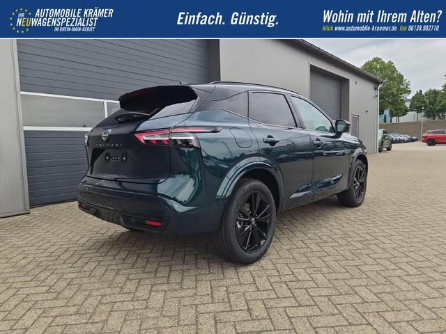 Nissan Qashqai 1.3 DIG-T MHEV 158 PS X-Tronic N-Design Head-Up Display Teil-Leder Klimaautomatik Sitzheizung Lenkradheizung Navi elektr. Heckklappe ACC PDC v+h 360&deg;Kamera DAB Bluetooth Touchscreen Apple CarPlay Android Auto 19"Zoll 
