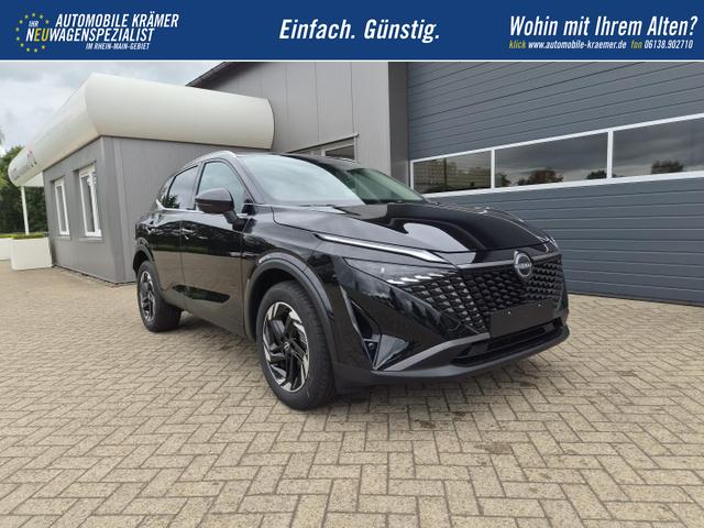 Nissan Qashqai 1.3 DIG-T MHEV 158 PS X-Tronic N-Connecta Teil-Leder PanoGlasdach Klimaautomatik Sitzheizung Lenkradheizung Navi ACC PDC v+h 360&deg;Kamera DAB Bluetooth Touchscreen Apple CarPlay Android Auto 18"LM 