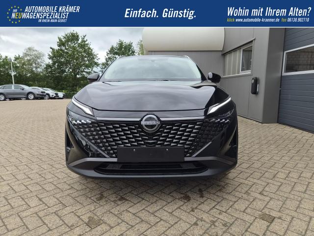 Nissan Qashqai 1.3 DIG-T MHEV 158 PS X-Tronic N-Connecta Teil-Leder PanoGlasdach Klimaautomatik Sitzheizung Lenkradheizung Navi ACC PDC v+h 360&deg;Kamera DAB Bluetooth Touchscreen Apple CarPlay Android Auto 18"LM 