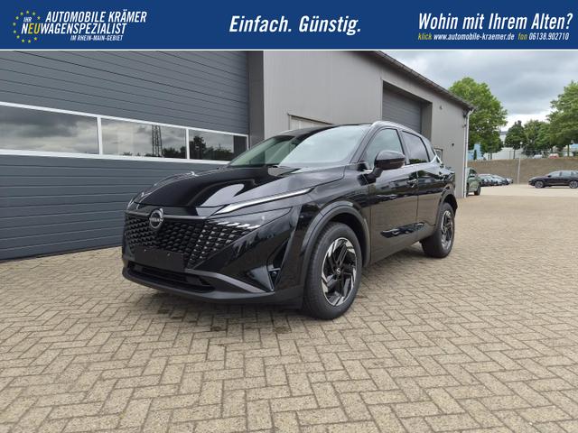 Nissan Qashqai 1.3 DIG-T MHEV 158 PS X-Tronic N-Connecta Teil-Leder PanoGlasdach Klimaautomatik Sitzheizung Lenkradheizung Navi ACC PDC v+h 360&deg;Kamera DAB Bluetooth Touchscreen Apple CarPlay Android Auto 18"LM 