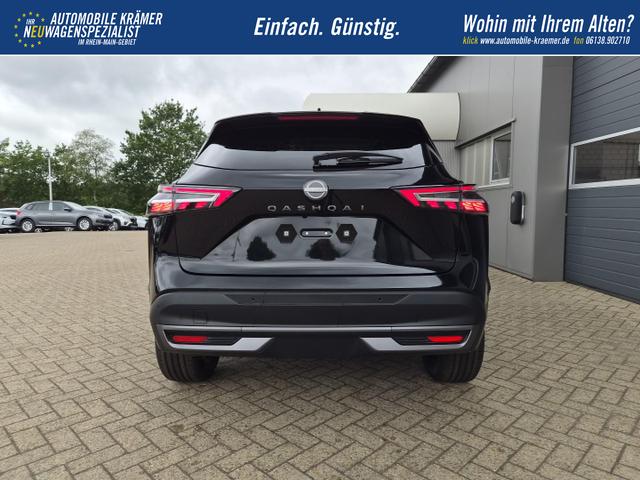 Nissan Qashqai 1.3 DIG-T MHEV 158 PS X-Tronic Tekna Voll-Leder Klimaautomatik PanoGlasdach Sitzheizung Lenkradheizung Navi Head-Up Display elektr. Heckklappe ACC PDC v+h 360&deg;Kamera DAB Bluetooth Touchscreen Apple CarPlay Android Auto 19"LM 