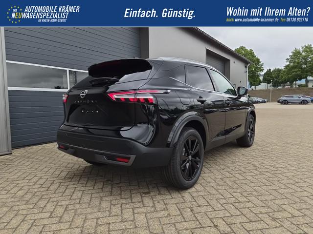 Nissan Qashqai 1.3 DIG-T MHEV 158 PS X-Tronic Tekna Voll-Leder Klimaautomatik PanoGlasdach Sitzheizung Lenkradheizung Navi Head-Up Display elektr. Heckklappe ACC PDC v+h 360&deg;Kamera DAB Bluetooth Touchscreen Apple CarPlay Android Auto 19"LM 
