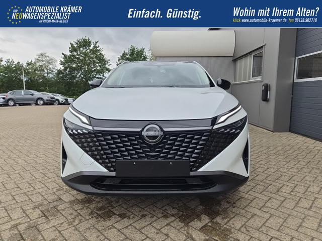 Nissan Qashqai 1.3 DIG-T MHEV 158 PS X-Tronic N-Connecta Teil-Leder PanoGlasdach Klimaautomatik Sitzheizung Lenkradheizung Navi ACC PDC v+h 360&deg;Kamera DAB Bluetooth Touchscreen Apple CarPlay Android Auto 18"LM 
