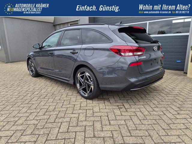 Hyundai i30 Kombi 1.6 T-GDI 150PS Automatik N-Line Sitzheizung Lenkradheizung Klimaautomatik Navi 10,3"-Touchscreen Bluelink Apple CarPlay + Android Auto PDC v+h R&uuml;ckf.Kamera 18-LM 
