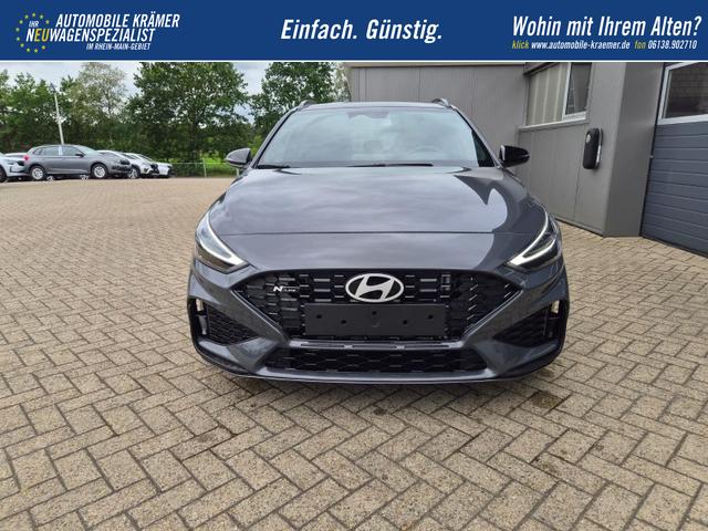 Hyundai i30 Kombi 1.6 T-GDI 150PS Automatik N-Line Sitzheizung Lenkradheizung Klimaautomatik Navi 10,3"-Touchscreen Bluelink Apple CarPlay + Android Auto PDC v+h R&uuml;ckf.Kamera 18-LM 