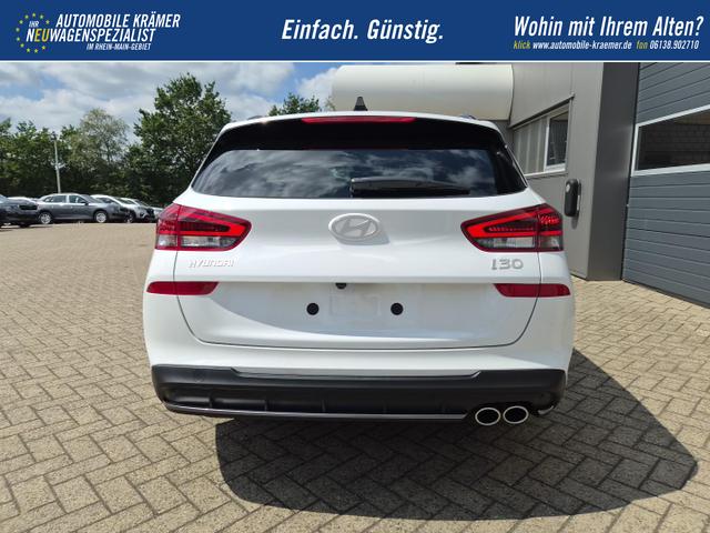 Hyundai i30 Kombi 1.6 T-GDI 150PS Automatik N-Line Sitzheizung Lenkradheizung Klimaautomatik Navi 10,3"-Touchscreen Bluelink Apple CarPlay + Android Auto PDC v+h R&uuml;ckf.Kamera 18-LM 