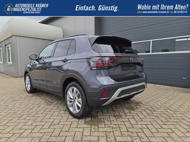 Volkswagen T-Cross 1.0 TSI 116PS DSG Life AHK (abnehmbar) IQ.LIGHT-LED-Matrix Sitzheizung R&uuml;ckf.Kamera Klimaautomatik Abstandstempomat Apple CarPlay Android Auto 
