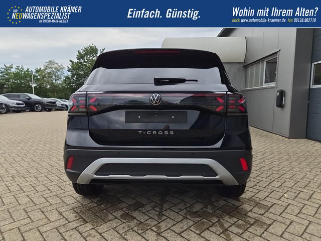 Volkswagen T-Cross 1.0 TSI 116PS DSG Life AHK (abnehmbar) IQ.LIGHT-LED-Matrix Sitzheizung R&uuml;ckf.Kamera Klimaautomatik Abstandstempomat Apple CarPlay Android Auto 