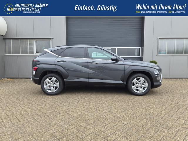 Hyundai KONA Trend 1.6 T-GDI 150PS Automatik Voll-LED-Scheinw. Sitzheizung Lenkradheizung ACC Klimaautomatik Navi Touchscreen DAB+ Apple CarPlay + Android Auto PDC v+h R&uuml;ckf.Kamera 2xKeyless 17-LM 