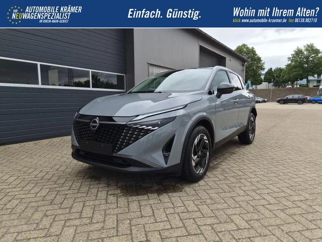 Nissan Qashqai 1.3 DIG-T MHEV 158 PS X-Tronic N-Connecta Teil-Leder PanoGlasdach Klimaautomatik Sitzheizung Lenkradheizung Navi ACC PDC v+h 360&deg;Kamera DAB Bluetooth Touchscreen Apple CarPlay Android Auto 18"LM 
