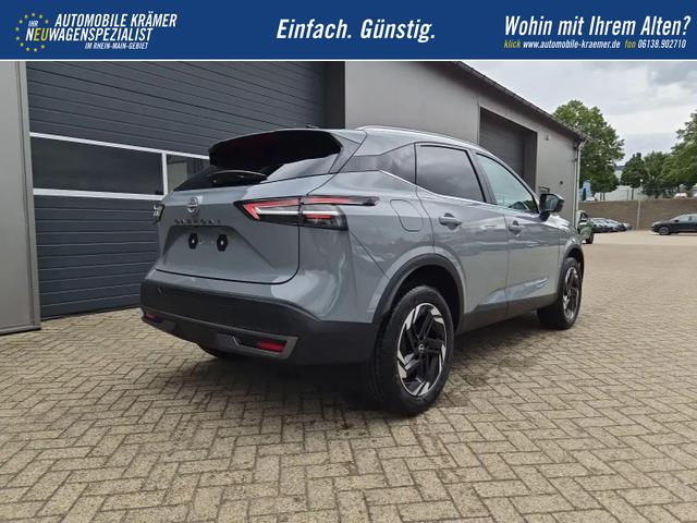 Nissan Qashqai 1.3 DIG-T MHEV 158 PS X-Tronic N-Connecta Teil-Leder PanoGlasdach Klimaautomatik Sitzheizung Lenkradheizung Navi ACC PDC v+h 360&deg;Kamera DAB Bluetooth Touchscreen Apple CarPlay Android Auto 18"LM 