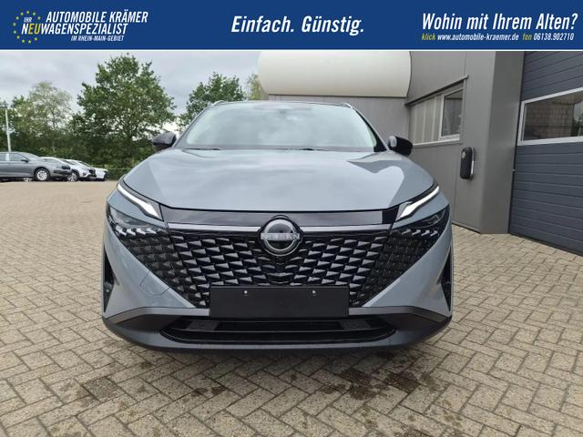 Nissan Qashqai 1.3 DIG-T MHEV 158 PS X-Tronic N-Connecta Teil-Leder PanoGlasdach Klimaautomatik Sitzheizung Lenkradheizung Navi ACC PDC v+h 360&deg;Kamera DAB Bluetooth Touchscreen Apple CarPlay Android Auto 18"LM 