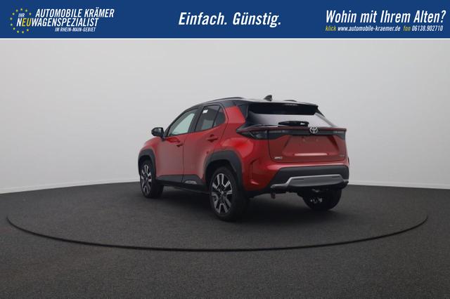 Toyota Yaris Cross 1.5-l 130PS HEV Automatik Style Matrix-LED elektr. Heckklappe Sitzheizung Lenkradheizung Klimaautomatik Navi Bluetooth wireless Apple CarPlay + Android Auto ACC PDC v+h R&uuml;ckf.Kamera 18"LM 