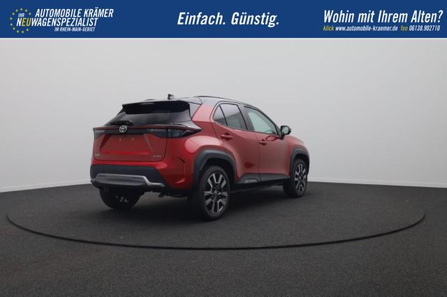 Toyota Yaris Cross 1.5-l 130PS HEV Automatik Style Matrix-LED elektr. Heckklappe Sitzheizung Lenkradheizung Klimaautomatik Navi Bluetooth wireless Apple CarPlay + Android Auto ACC PDC v+h R&uuml;ckf.Kamera 18"LM 