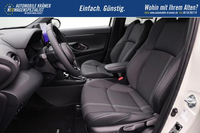 Toyota Yaris Cross 1.5-l 130PS HEV Automatik Style Matrix-LED elektr. Heckklappe Sitzheizung Lenkradheizung Klimaautomatik Navi Bluetooth wireless Apple CarPlay + Android Auto ACC PDC v+h R&uuml;ckf.Kamera 18"LM 