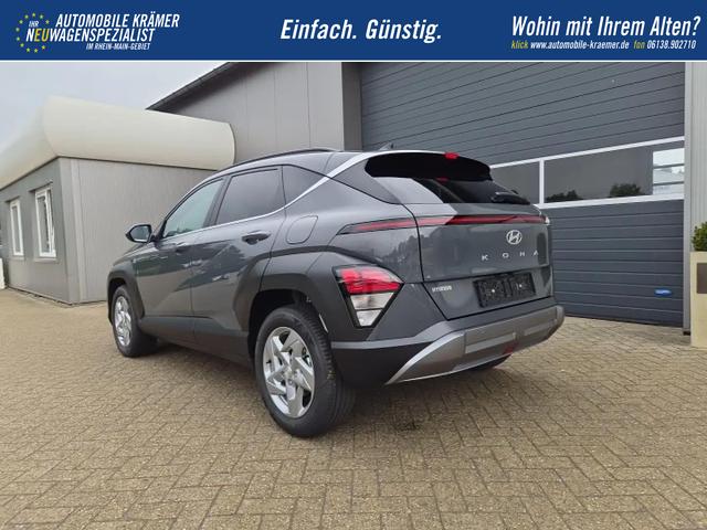 Hyundai KONA Trend 1.6 T-GDI 150PS Automatik Voll-LED-Scheinw. Sitzheizung Lenkradheizung ACC Klimaautomatik Navi Touchscreen DAB+ Apple CarPlay + Android Auto PDC v+h R&uuml;ckf.Kamera 2xKeyless 17-LM 