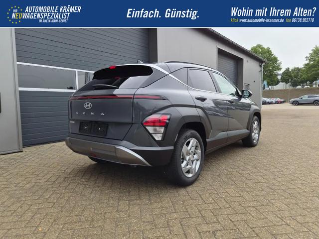 Hyundai KONA Trend 1.6 T-GDI 150PS Automatik Voll-LED-Scheinw. Sitzheizung Lenkradheizung ACC Klimaautomatik Navi Touchscreen DAB+ Apple CarPlay + Android Auto PDC v+h R&uuml;ckf.Kamera 2xKeyless 17-LM 