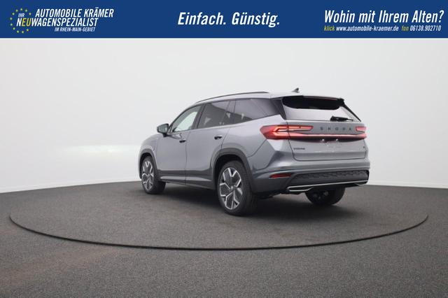 Skoda Kodiaq Sportline 1.5 TSI 204PS PHEV DSG Sitzheizung v+h Frontscheibe beheizb. 20"LM schwenkb. AHK elektr. PanoDach Alcantara PDC R&uuml;ckf.Kamera Klimaautomatik Lenkradheizung Navi Apple CarPlay Android Auto 2xKeyless vollelektr. Reichweite 116KM 