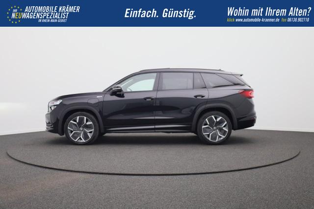 Skoda Kodiaq Sportline 1.5 TSI 204PS PHEV DSG Sitzheizung v+h Frontscheibe beheizb. 20"LM schwenkb. AHK elektr. PanoDach Alcantara PDC R&uuml;ckf.Kamera Klimaautomatik Lenkradheizung Navi Apple CarPlay Android Auto 2xKeyless vollelektr. Reichweite 116KM 
