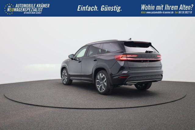 Skoda Kodiaq Sportline 1.5 TSI 204PS PHEV DSG Sitzheizung v+h Frontscheibe beheizb. 20"LM schwenkb. AHK elektr. PanoDach Alcantara PDC R&uuml;ckf.Kamera Klimaautomatik Lenkradheizung Navi Apple CarPlay Android Auto 2xKeyless vollelektr. Reichweite 116KM 