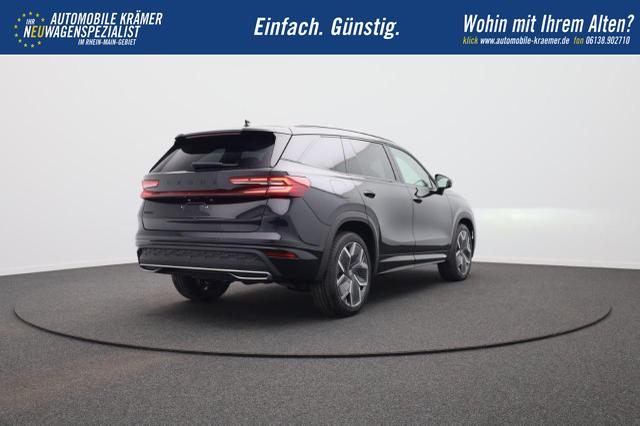 Skoda Kodiaq Sportline 1.5 TSI 204PS PHEV DSG Sitzheizung v+h Frontscheibe beheizb. 20"LM schwenkb. AHK elektr. PanoDach Alcantara PDC R&uuml;ckf.Kamera Klimaautomatik Lenkradheizung Navi Apple CarPlay Android Auto 2xKeyless vollelektr. Reichweite 116KM 