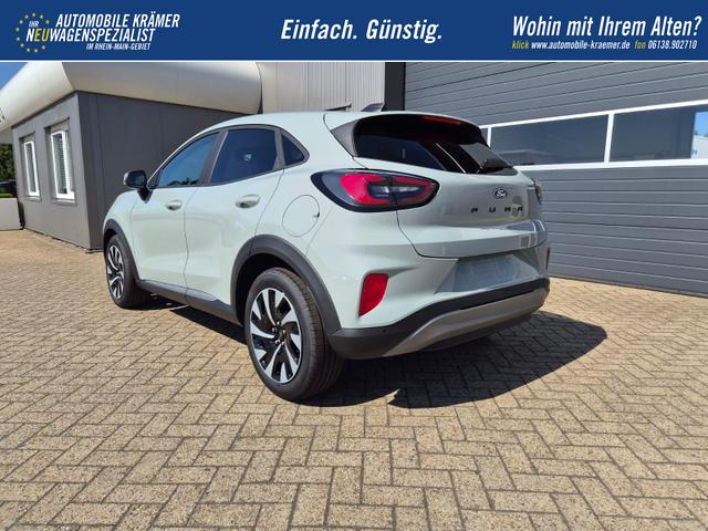 Ford Puma Titanium 1.0 EcoBoost Hybrid 125PS Automatik Klimaautomatik Sitzheizung Lenkradheizung Frontscheibe beheizb. LED-Scheinwerfer SYNC4 Bluetooth Apple CarPlay Android Auto PDC v+h 