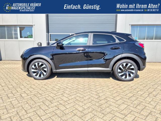 Ford Puma Titanium 1.0 EcoBoost Hybrid 125PS Automatik Klimaautomatik Sitzheizung Lenkradheizung Frontscheibe beheizb. LED-Scheinwerfer SYNC4 Bluetooth Apple CarPlay Android Auto PDC v+h 