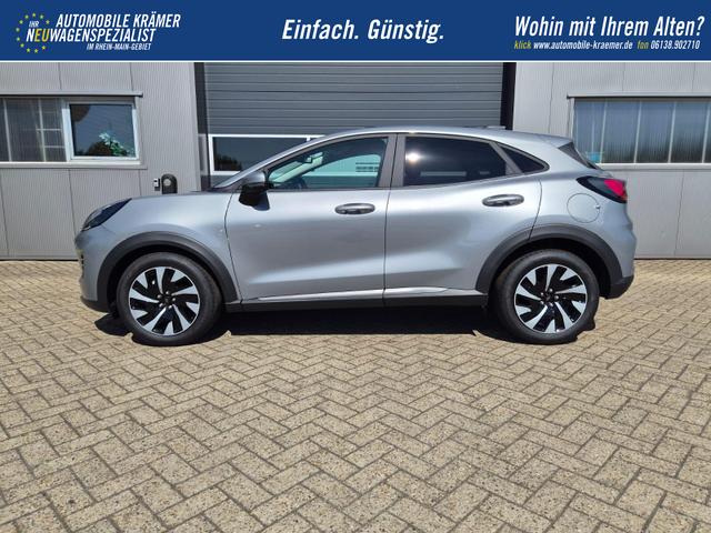 Ford Puma Titanium 1.0 EcoBoost Hybrid 125PS Automatik Klimaautomatik Sitzheizung Lenkradheizung Frontscheibe beheizb. LED-Scheinwerfer SYNC4 Bluetooth Apple CarPlay Android Auto PDC v+h 