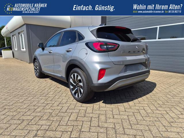 Ford Puma Titanium 1.0 EcoBoost Hybrid 125PS Automatik Klimaautomatik Sitzheizung Lenkradheizung Frontscheibe beheizb. LED-Scheinwerfer SYNC4 Bluetooth Apple CarPlay Android Auto PDC v+h 