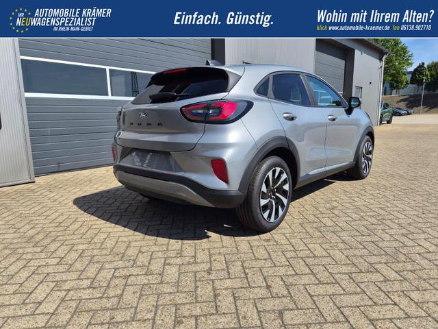 Ford Puma Titanium 1.0 EcoBoost Hybrid 125PS Automatik Klimaautomatik Sitzheizung Lenkradheizung Frontscheibe beheizb. LED-Scheinwerfer SYNC4 Bluetooth Apple CarPlay Android Auto PDC v+h 