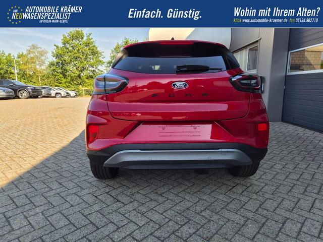 Ford Puma Titanium 1.0 EcoBoost Hybrid 125PS Automatik Klimaautomatik Sitzheizung Lenkradheizung Frontscheibe beheizb. LED-Scheinwerfer SYNC4 Bluetooth Apple CarPlay Android Auto PDC v+h 