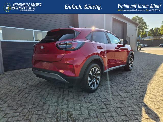 Ford Puma Titanium 1.0 EcoBoost Hybrid 125PS Automatik Klimaautomatik Sitzheizung Lenkradheizung Frontscheibe beheizb. LED-Scheinwerfer SYNC4 Bluetooth Apple CarPlay Android Auto PDC v+h 