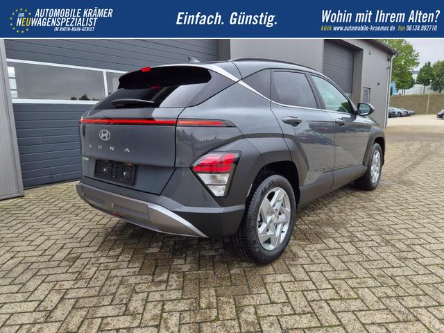 Hyundai KONA Trend 1.6 T-GDI 150PS Sitzheizung Lenkradheizung Klimaautomatik Tempomat Navi Touchscreen DAB+ Apple CarPlay + Android Auto PDC v+h R&uuml;ckf.Kamera 2xKeyless 17-LM 