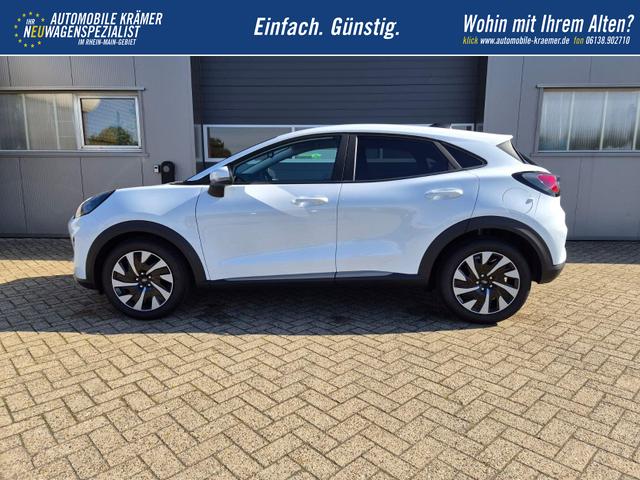 Ford Puma Titanium 1.0 EcoBoost Hybrid 125PS Automatik R&uuml;ckf.Kamera Klimaautomatik Sitzheizung Lenkradheizung Frontscheibe beheizb. LED-Scheinwerfer SYNC4 Bluetooth Apple CarPlay Android Auto PDC v+h 