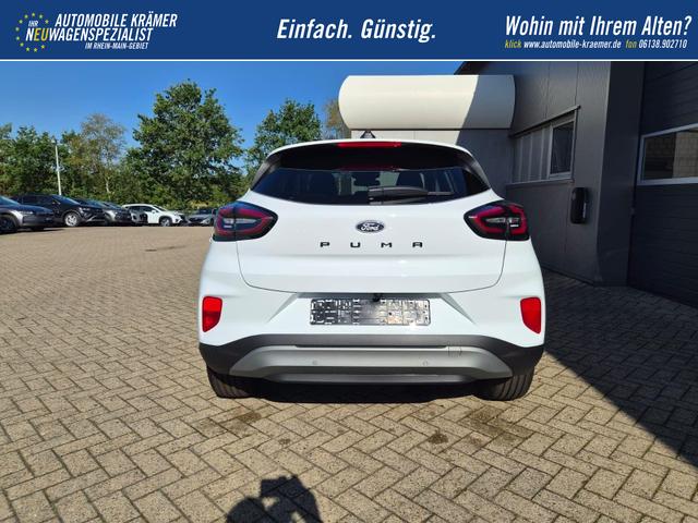 Ford Puma Titanium 1.0 EcoBoost Hybrid 125PS Automatik R&uuml;ckf.Kamera Klimaautomatik Sitzheizung Lenkradheizung Frontscheibe beheizb. LED-Scheinwerfer SYNC4 Bluetooth Apple CarPlay Android Auto PDC v+h 